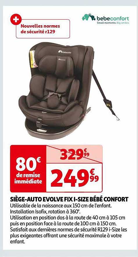 siège-auto evolve fix i-size bébé confort