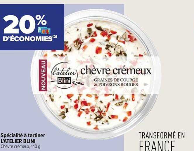 spécialité à tartiner l'atelier blini