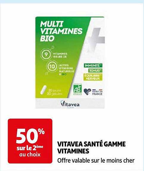 Vitavea Santé Gamme Vitamines