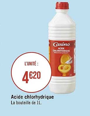 acide chlorhydrique casino