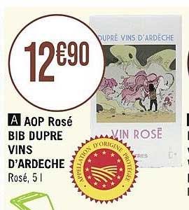 aop rosé bib dupré vins d'ardèche