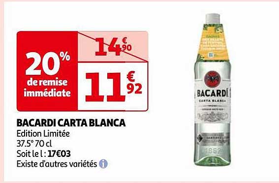 bacardi carta blanca