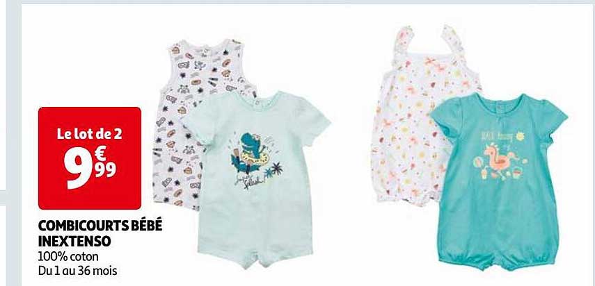 Combi Courts Bébé Inextenso