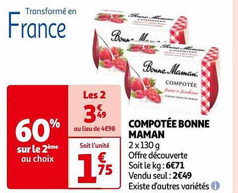 compotée bonne maman