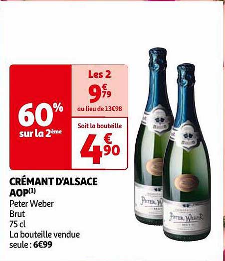 crémant d'alsace aop peter weber brut