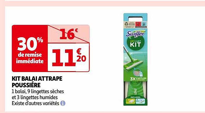 kit balai attrape poussière