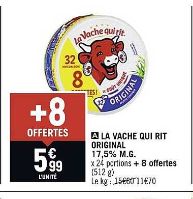 la vache qui rit original 17,5% m.g.
