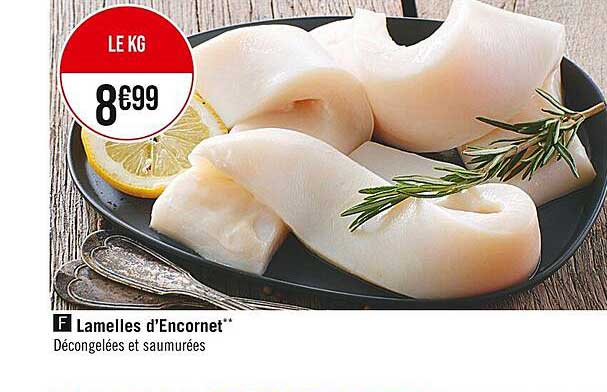 lamelles d'encornet