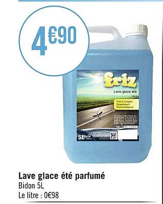 lave glace été parfumé