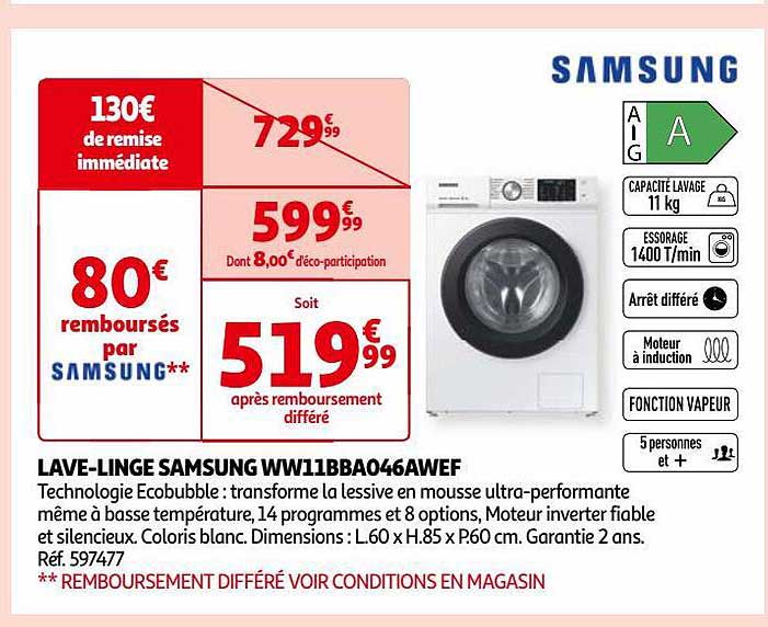 lave-linge samsung