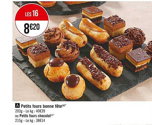 petits fours bonne fête