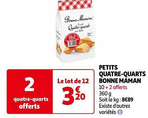 petits quatre-quarts bonne maman