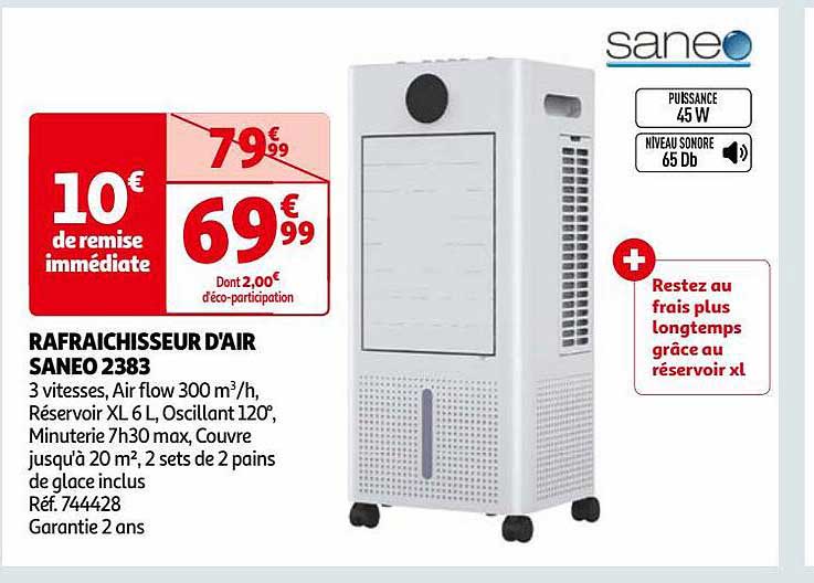 rafraîchisseur d'air saneo 2383