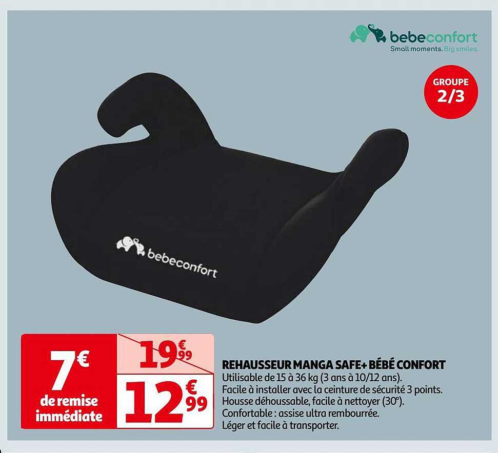 rehausseur manga safe+ bébé confort