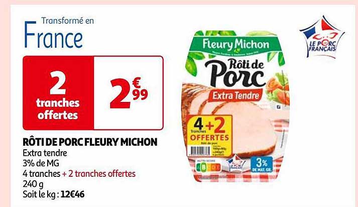 rôti de porc fleury michon