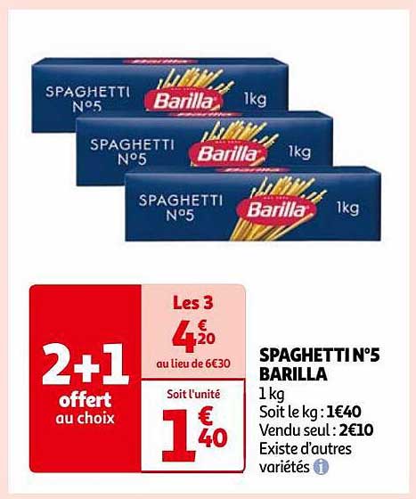 Spaghetti N°5 Barilla