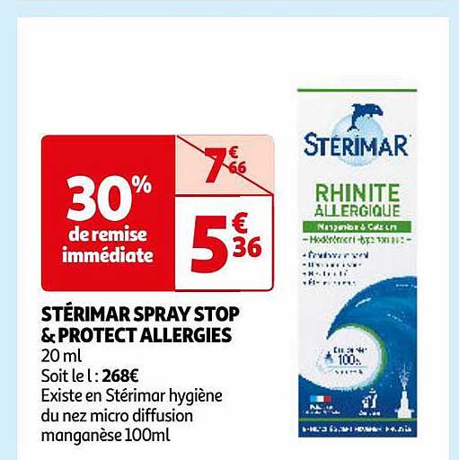 stérimar spray stop & protect allergies