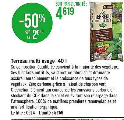 terreau multi usage 40l
