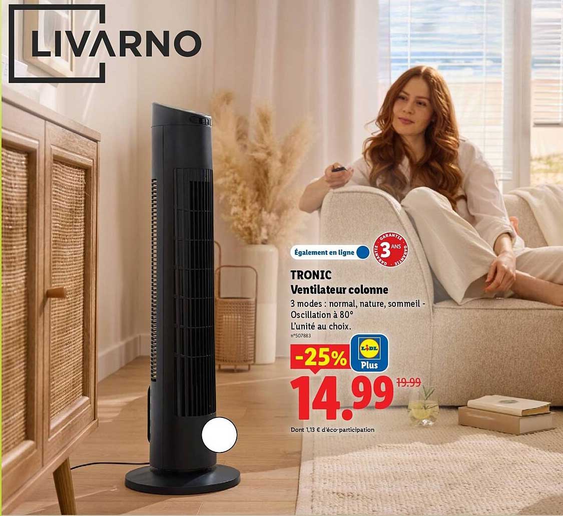 Ventilateur Colonne Lidlnull