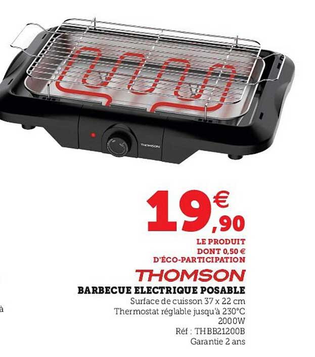 Barbecue électrique Posable Thomson