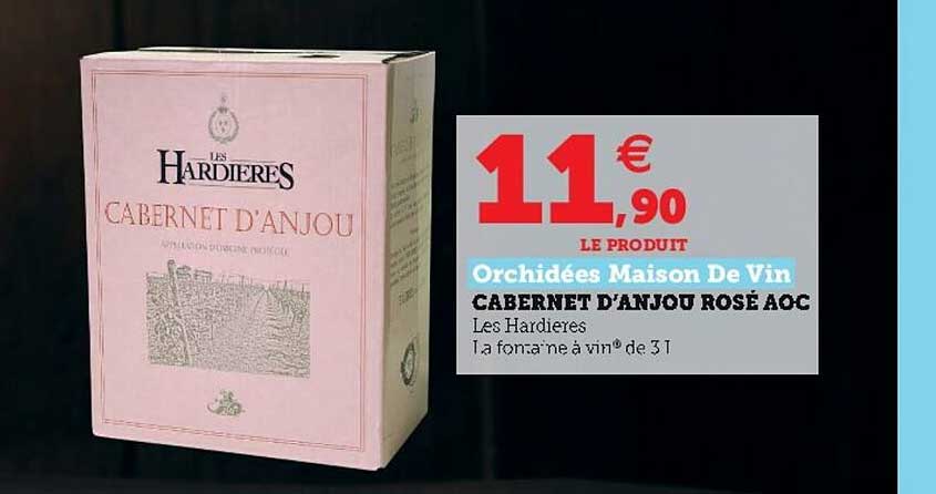 Cabernet D'anjou Rosé Aoc Orchidées Maison De Vin