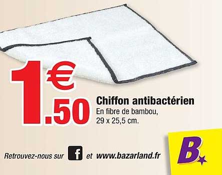 Chiffon Antibactérien