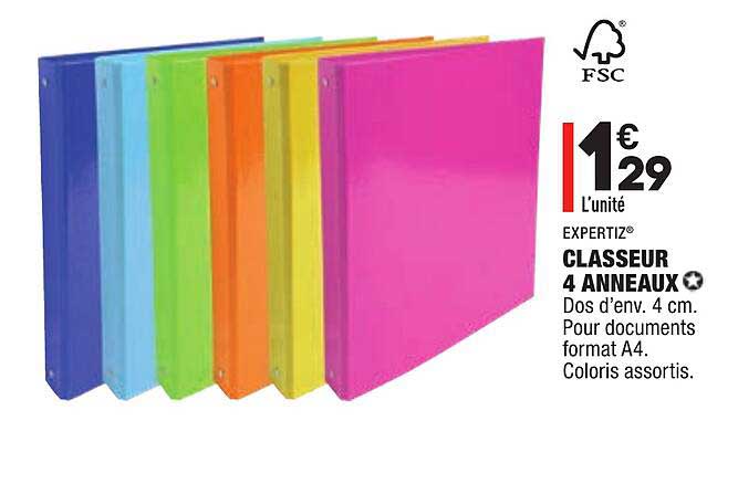 Classeur 4 Anneaux Expertiz