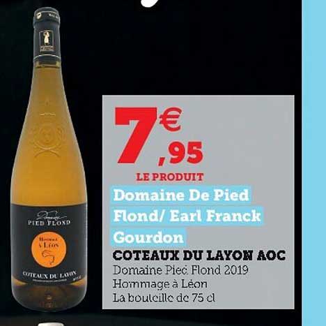 coteaux du layon aoc domaine de pied flond - earl franck gourdon