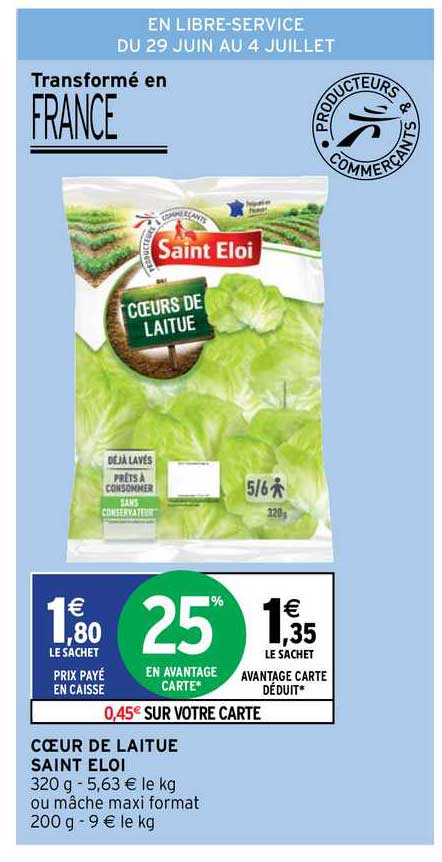 cœur de laitue saint éloi