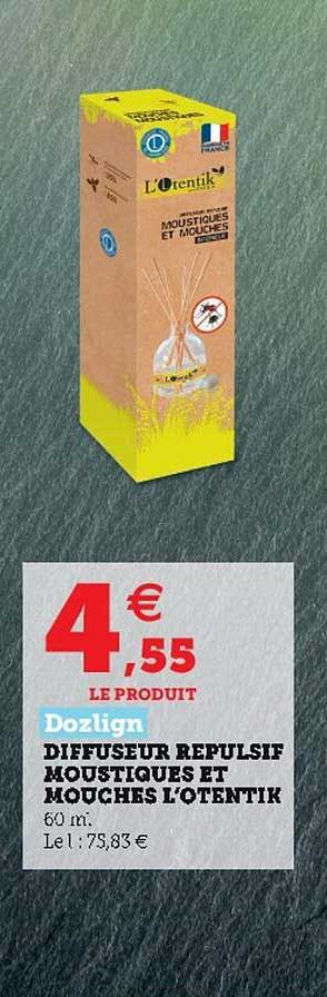 diffuseur répulsif moustiques et mouches l'otentik