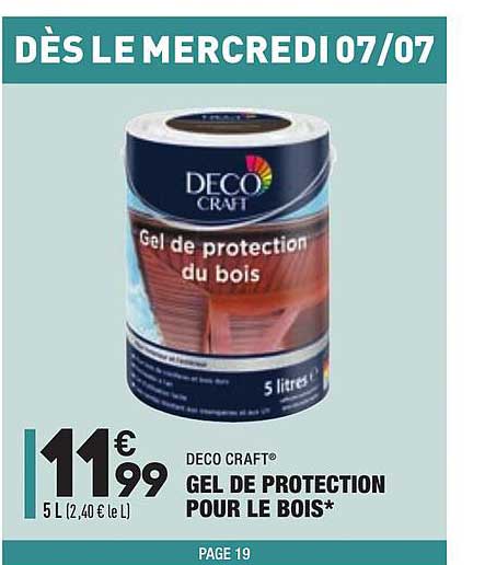 Gel De Protection Pour Le Bois Deco Craft