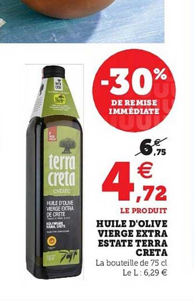 huile d'olive vierge extra estate terra creta