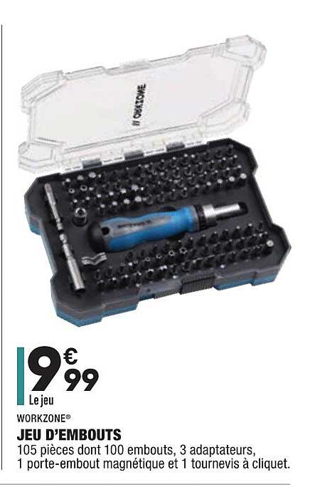 jeu d'embouts workzone