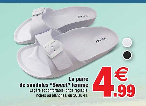 La Paire De Sandales "sweet" Femme