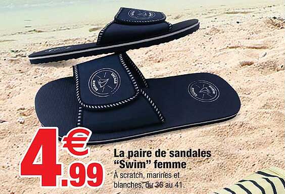 la paire de sandales "swim" femme