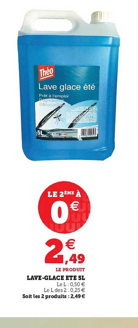 lave-glace été 5l