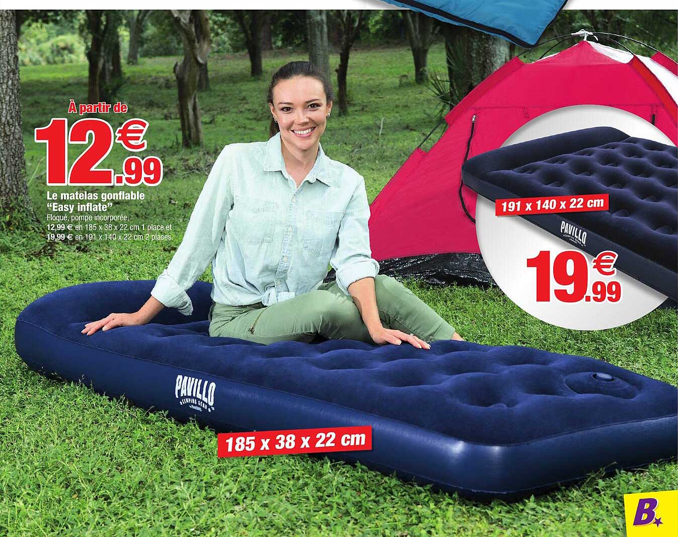 Le Matelas Gonflable "easy Inflate"