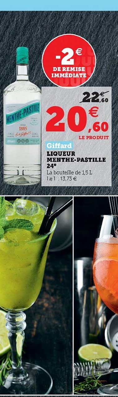 liqueur menthe-pastille giffard