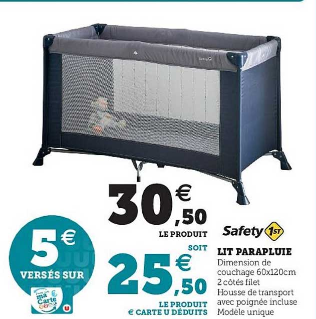 lit parapluie safety 1st