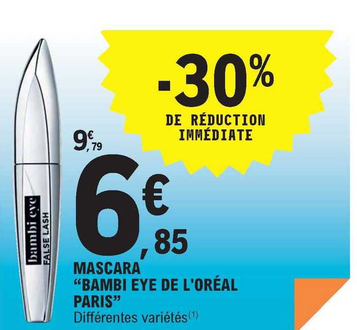 mascara bambi eye de l'oréal paris -30% de remise immédiate