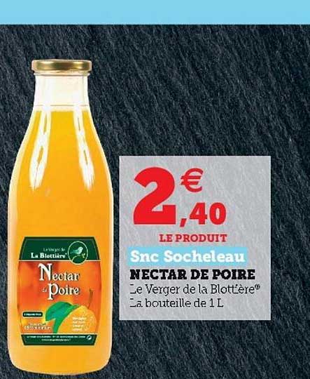 nectar de poire snc socheleau