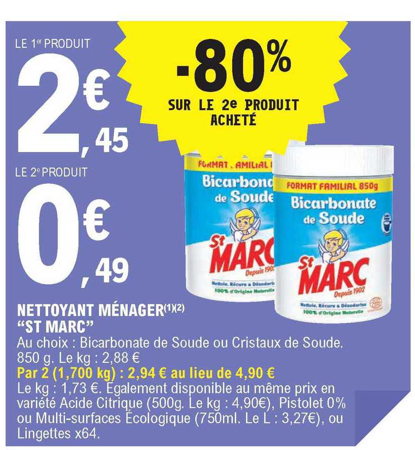 nettoyant ménager "st marc"