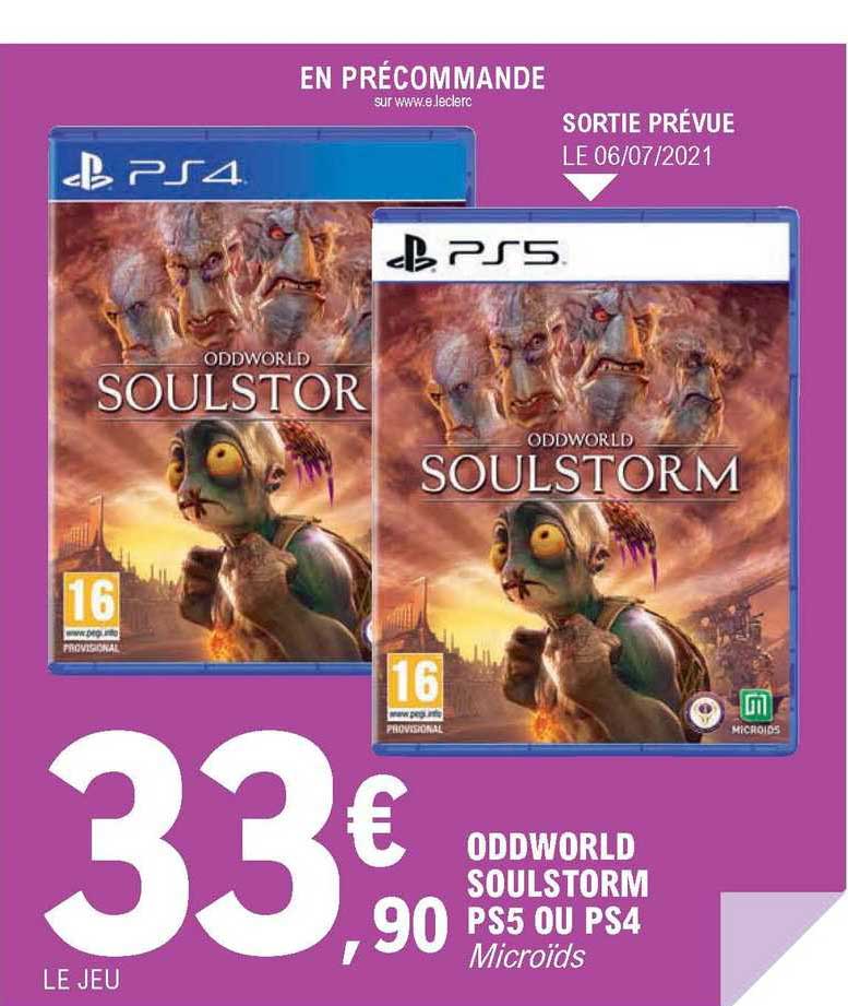 oddworld soulstorm ps5 ou ps4
