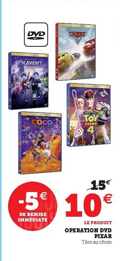 opération dvd pixar
