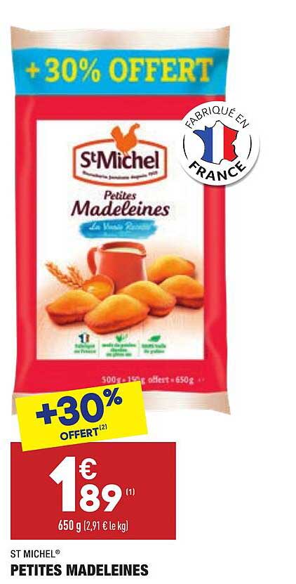 petites madeleines st michel