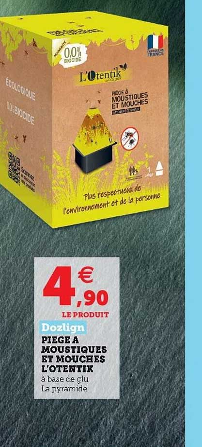 piège à moustiques et mouches l'otentik dozlign