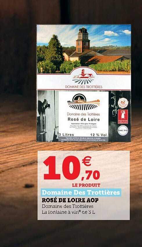 Rosé De Loire Aop Domaine Des Trottières