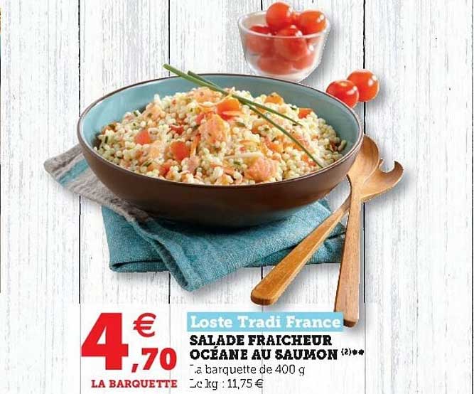 salade fraîcheur océane au saumon loste tradi france