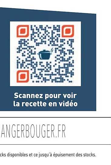 scannez pour voir la recette en vidéo