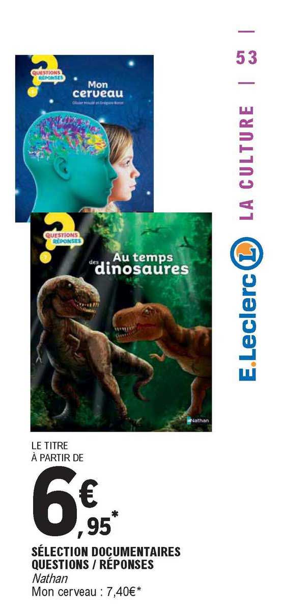 sélection documentaires questions - réponses nathan